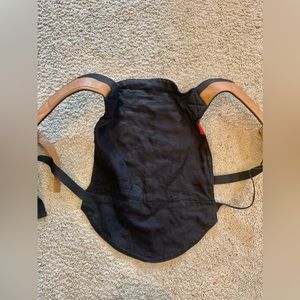 Sakura Bloom onbuhimo onyx linen with butterscotch leather 2020 *no hood*